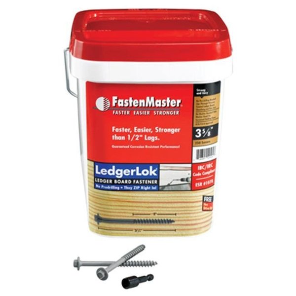 Fastenmaster FastenMaster FMLL358B-250 3.63 in. Ledgerlok Screw; Pack - 250 176392